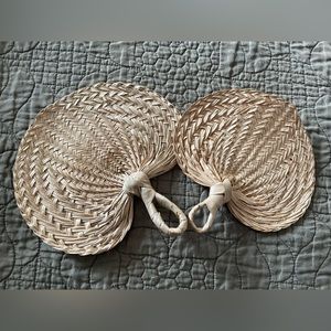 Rattan fans